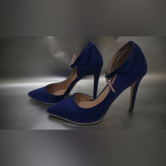 Call It Spring heels, size 6.5, blue, used - Picture 2 of 4